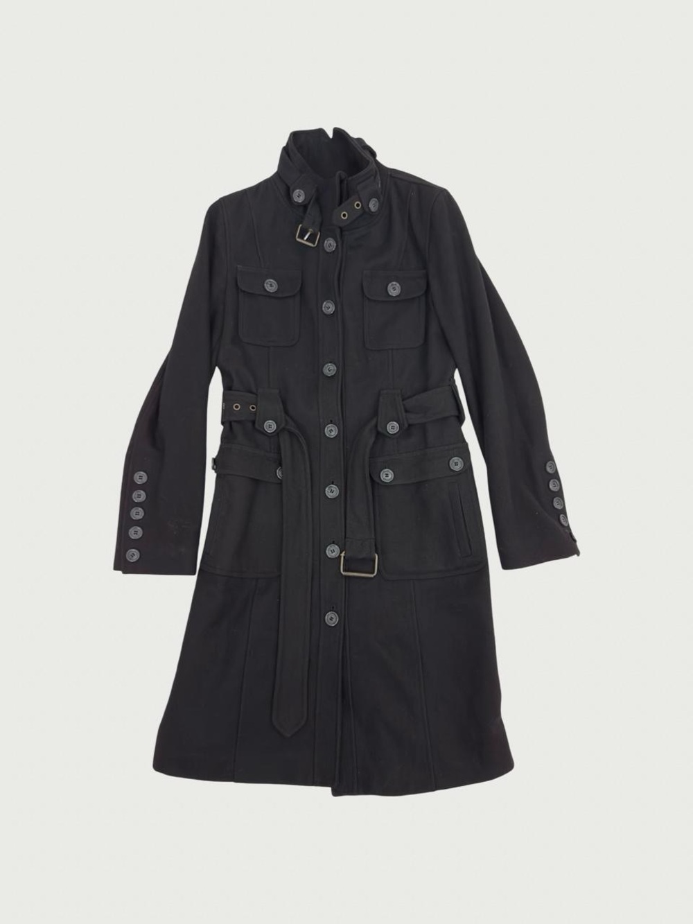 Esprit Funnel Neck Trench Peacoat